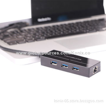 3-port USB 3.0 Hub Controller with 1 1000Mbps NIC